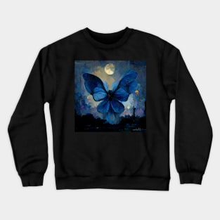 Night Butterfly Crewneck Sweatshirt